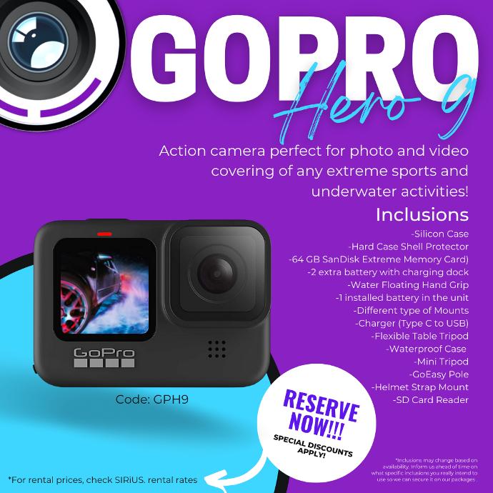 gopro 9 for rent near me